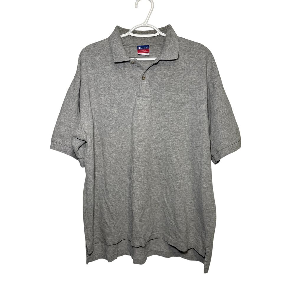Vintage‎ champion gray polo mens XL old money classic preppy golf y2k retro 80s